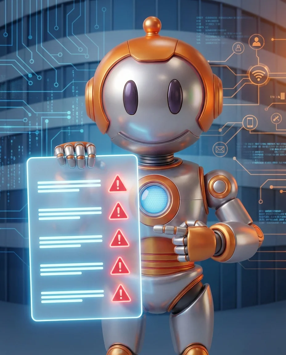 Externe Digitalabteilung: BD-Roboter zeigt 5 Warnsignale auf Checkliste